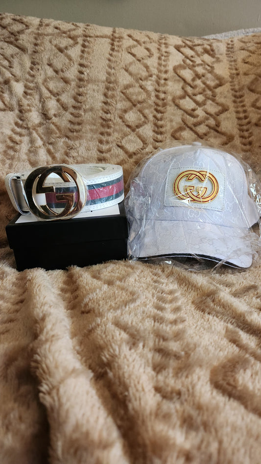 Gucci belt & hat