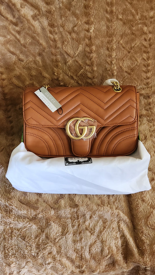 Brown Gucci crossbody