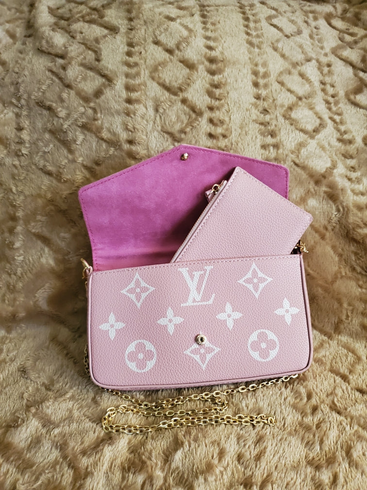 LV pink 3-in-1